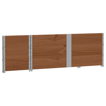 Poggiapiedi da Giardino Marrone 150x50cm Legno Massello di Pino