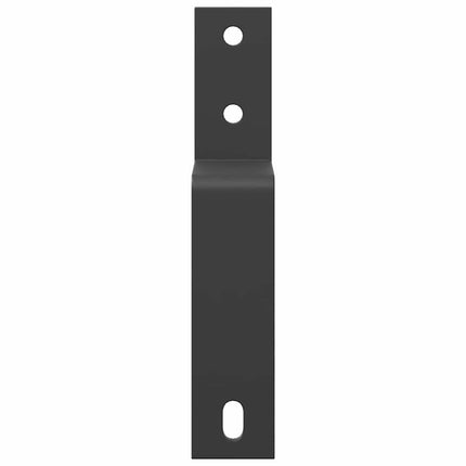 Staffe Bypass Porta Fienile 5 pz Guide Piatte Acciaio Carbonio