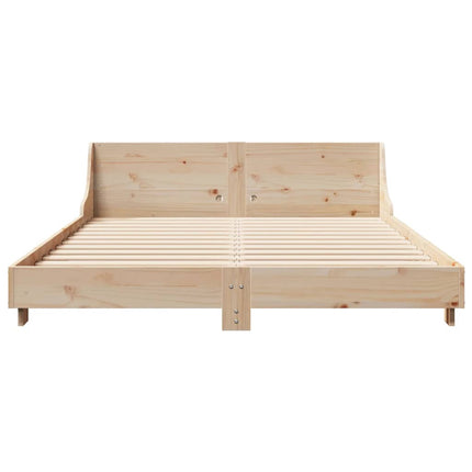 Letto senza Materasso 160x200 cm in Legno Massello di Pino