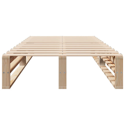 Giroletto senza Materasso 100x200 cm in Legno Massello di Pino