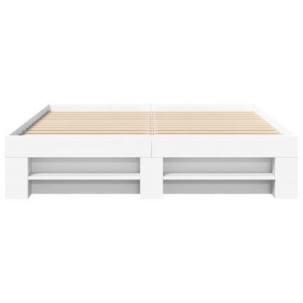 Giroletto senza Materasso Bianco 160x200cm in Legno Multistrato