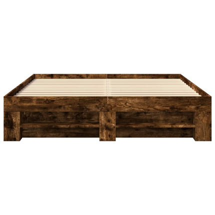 Giroletto senza Materasso Rovere Fumo 160x200 cm in Truciolato