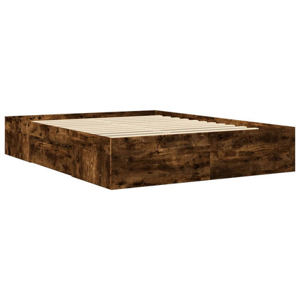 Giroletto senza Materasso Rovere Fumo 150x200 cm in Truciolato