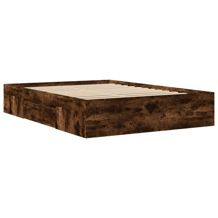 Giroletto senza Materasso Rovere Fumo 140x200 cm in Truciolato