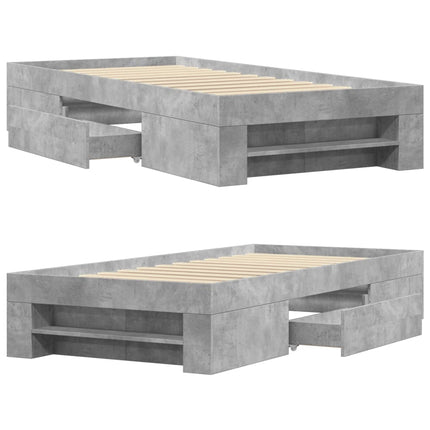 Giroletto Grigio Cemento 90x190 cm in Legno Multistrato