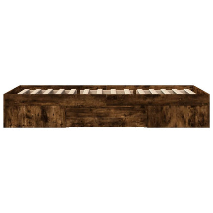 Giroletto senza Materasso Rovere Fumo 90x190 cm in Truciolato