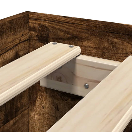 Giroletto senza Materasso Rovere Fumo 90x190 cm in Truciolato