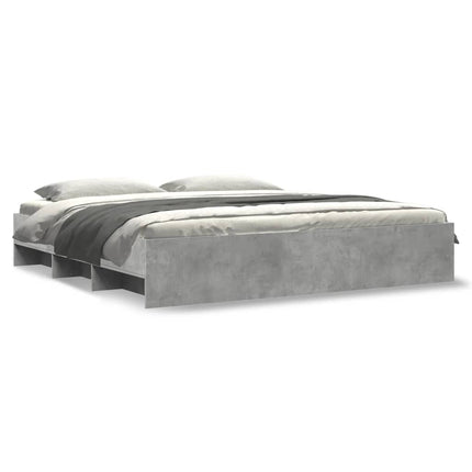 Giroletto senza Materasso Grigio Cemento 180x200 cm Truciolato
