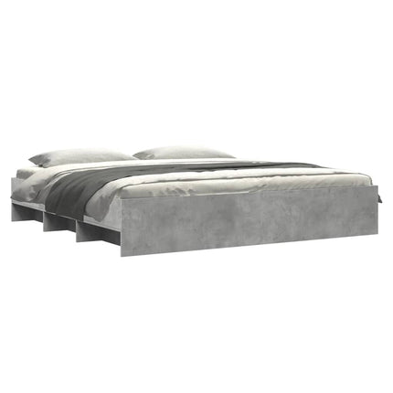 Giroletto senza Materasso Grigio Cemento 180x200 cm Truciolato