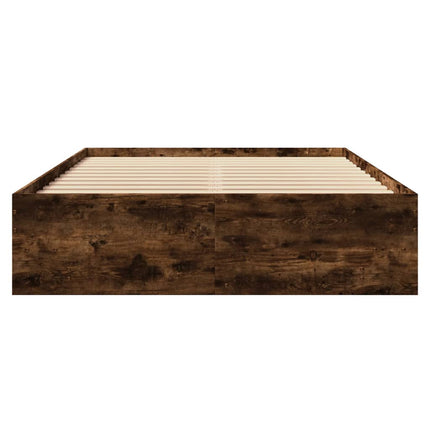 Giroletto senza Materasso Rovere Fumo 120x200 cm in Truciolato