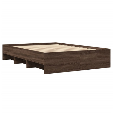 Giroletto senza Materasso Rovere Marrone 120x200 cm Truciolato