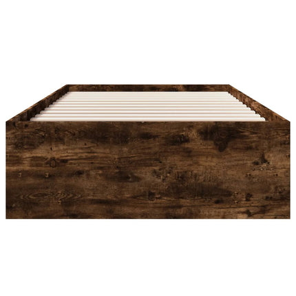 Giroletto senza Materasso Rovere Fumo 100x200 cm in Truciolato