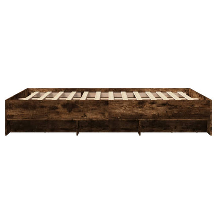Giroletto senza Materasso Rovere Fumo 120x190 cm in Truciolato