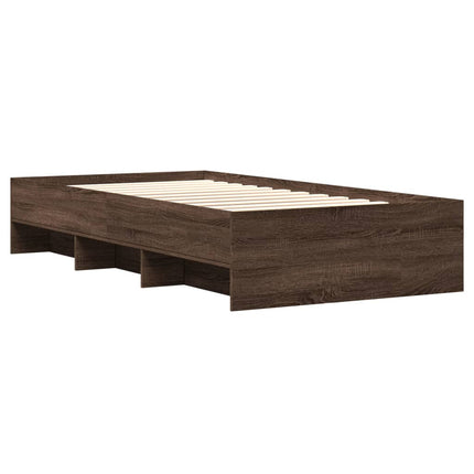 Giroletto senza Materasso Rovere Marrone 75x190cm in Truciolato