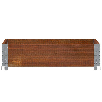 Paretale per Pallet Marrone 80x60 cm in Legno Massello di Pino