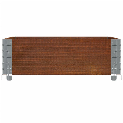 Paretale per Pallet Marrone 80x60 cm in Legno Massello di Pino