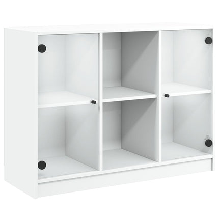 Credenza Bianca 102x37x75,5 cm in Truciolato