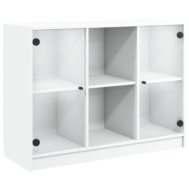 Credenza Bianca 102x37x75,5 cm in Truciolato