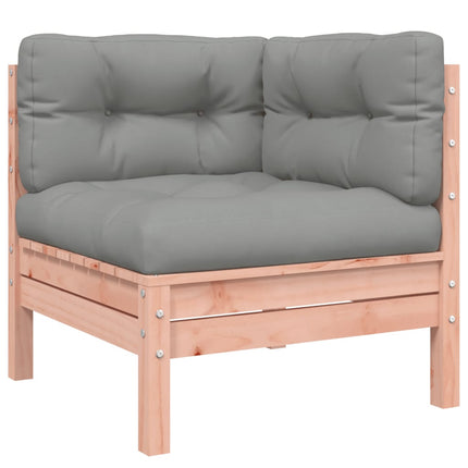 Set Divani Giardino 7 pz Cuscini Legno Massello Abete Douglas