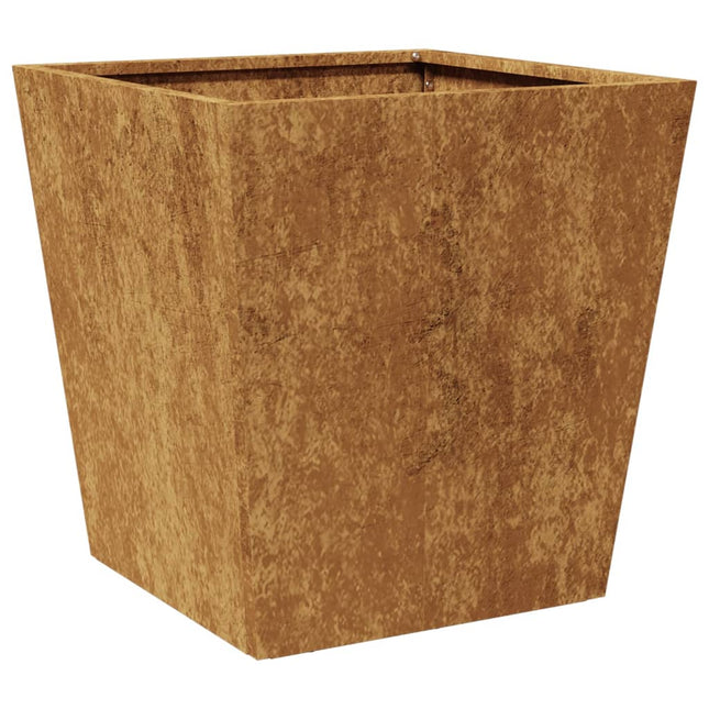 Fioriera da Giardino 40x40x40 cm in Acciaio Corten