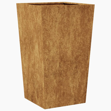 Fioriera da Giardino 45x45x75 cm in Acciaio Corten