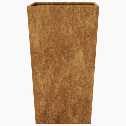 Fioriere da Giardino 2 pz 45x45x75 cm in Acciaio Corten