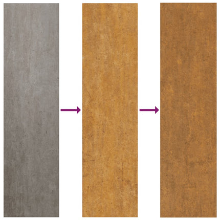 Fioriere da Giardino 2 pz Esagono 46x40x45 cm in acciaio corten