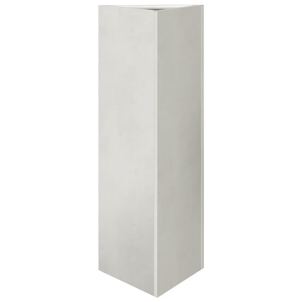 Fioriere da Giardino 2 pz Triangolari 35x35x75 cm Acciaio Inox