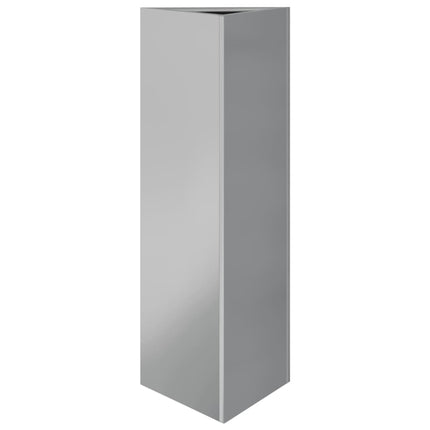 Fioriere 2 pz Triangolari 30x26x75 cm in Acciaio Zincato