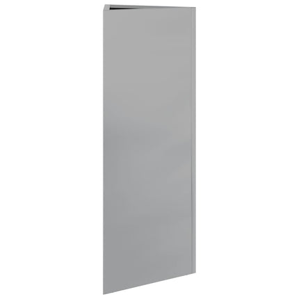 Fioriere 2 pz Triangolari 30x26x75 cm in Acciaio Zincato
