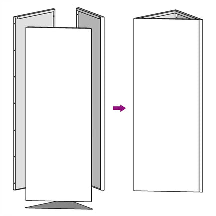 Fioriere da Giardino 2 pz Triangolari 40x40x75 cm Acciaio Inox
