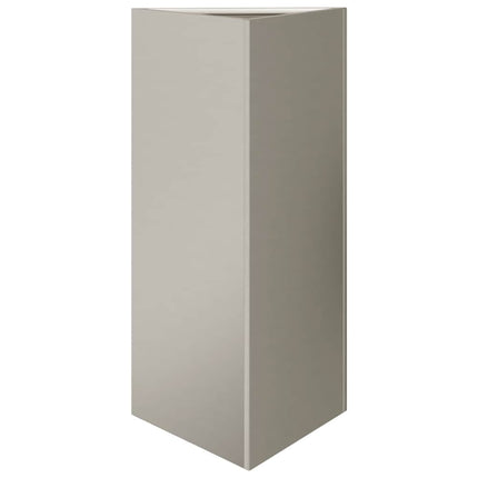 Fioriera da Giardino Triangolare 40x40x75 cm in Acciaio Corten