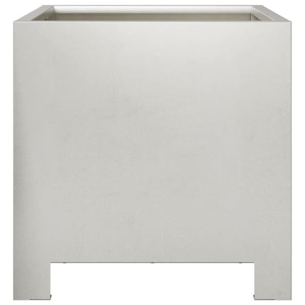 Fioriere da Giardino 2 pz 30x30x30 cm in Acciaio Inossidabile
