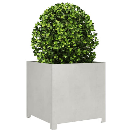 Fioriera da Giardino 50x50x50 cm in Acciaio Inox