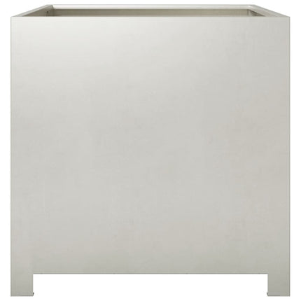 Fioriera da Giardino 50x50x50 cm in Acciaio Inox