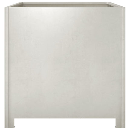 Fioriera da Giardino 50x50x50 cm in Acciaio Inox