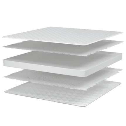 Materasso Viscoelastico Bianco 200x200x17 cm