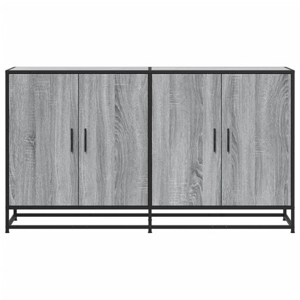 Credenza Grigio Sonoma 134x35x76 cm in Truciolato