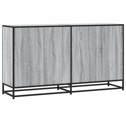 Credenza Grigio Sonoma 134x35x76 cm in Truciolato