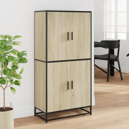 Credenza Rovere Sonoma 68x35x139 cm in Truciolato