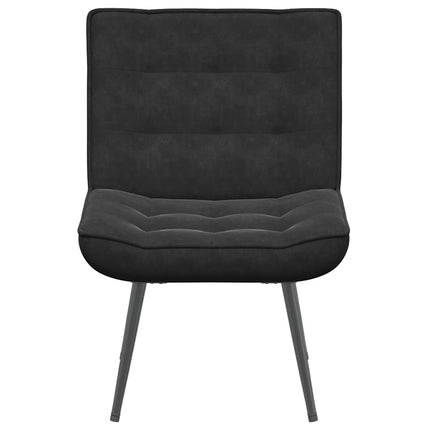 Poltrona Relax 64x74x84 cm Nera in Velluto
