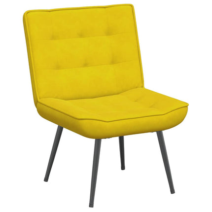 Poltrona Relax 64x74x84 cm Gialla in Velluto