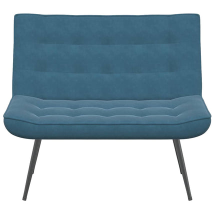 Panca Blu 110x74x84 cm in Velluto