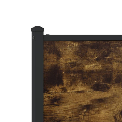 Giroletto senza Materaso in Metallo Rovere Fumo 193x203 cm