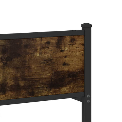 Giroletto senza Materaso in Metallo Rovere Fumo 200x200 cm