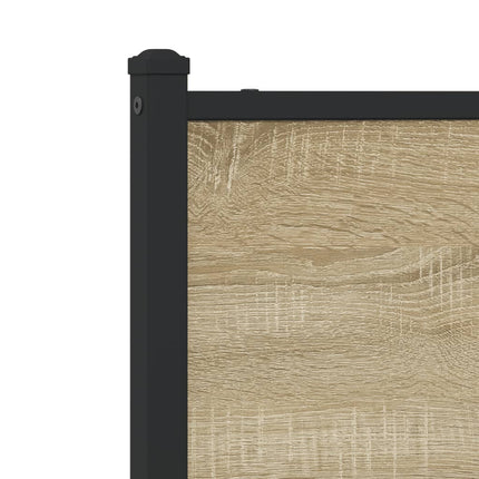 Giroletto senza Materaso in Metallo Rovere Sonoma 200x200 cm