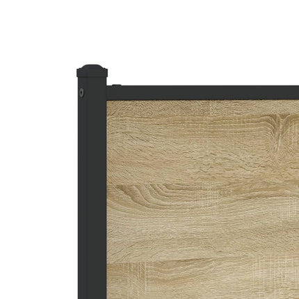 Giroletto senza Materaso in Metallo Rovere Sonoma 183x213 cm