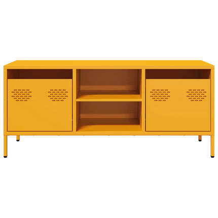 Mobile TV Giallo Senape 101,5x39x43,5 cm in Acciaio
