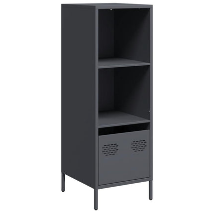 Credenza Antracite 35x39x103,5 cm Acciaio