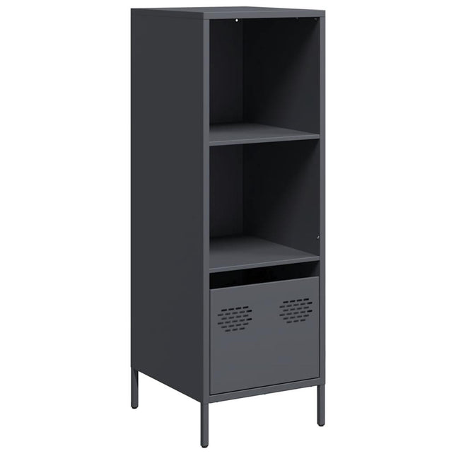 Credenza Antracite 35x39x103,5 cm Acciaio